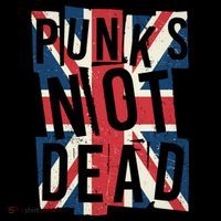 Punks Not Dead British Flag Britain England Baby Bodysuit thumb 2