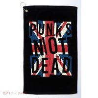 Punks Not Dead British Flag Britain England Golf Towel thumb 0