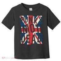 Punks Not Dead British Flag Britain England Toddler T-Shirt thumb 0