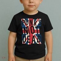 Punks Not Dead British Flag Britain England Toddler T-Shirt thumb 2