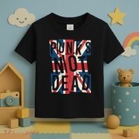 Punks Not Dead British Flag Britain England Toddler T-Shirt thumb 3