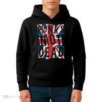 Punks Not Dead British Flag Britain England Kids Hoodie thumb 4