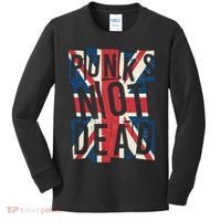 Punks Not Dead British Flag Britain England Kids Long Sleeve Shirt thumb 0