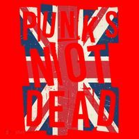 Punks Not Dead British Flag Britain England Santa Hat thumb 1