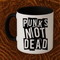 Punks Not Dead Coffee Mug thumb 2