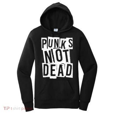 Punks Not Dead Women's Hoodie