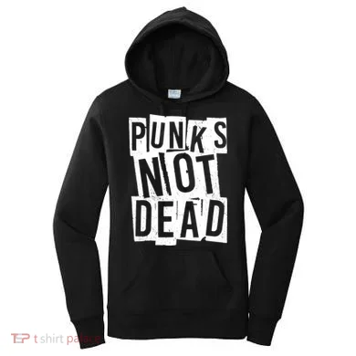 Punks Not Dead Women's Hoodie
