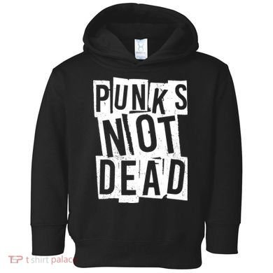 Punks Not Dead Toddler Hoodie