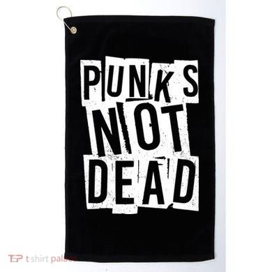 Punks Not Dead Golf Towel