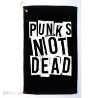 Punks Not Dead Golf Towel thumb 0