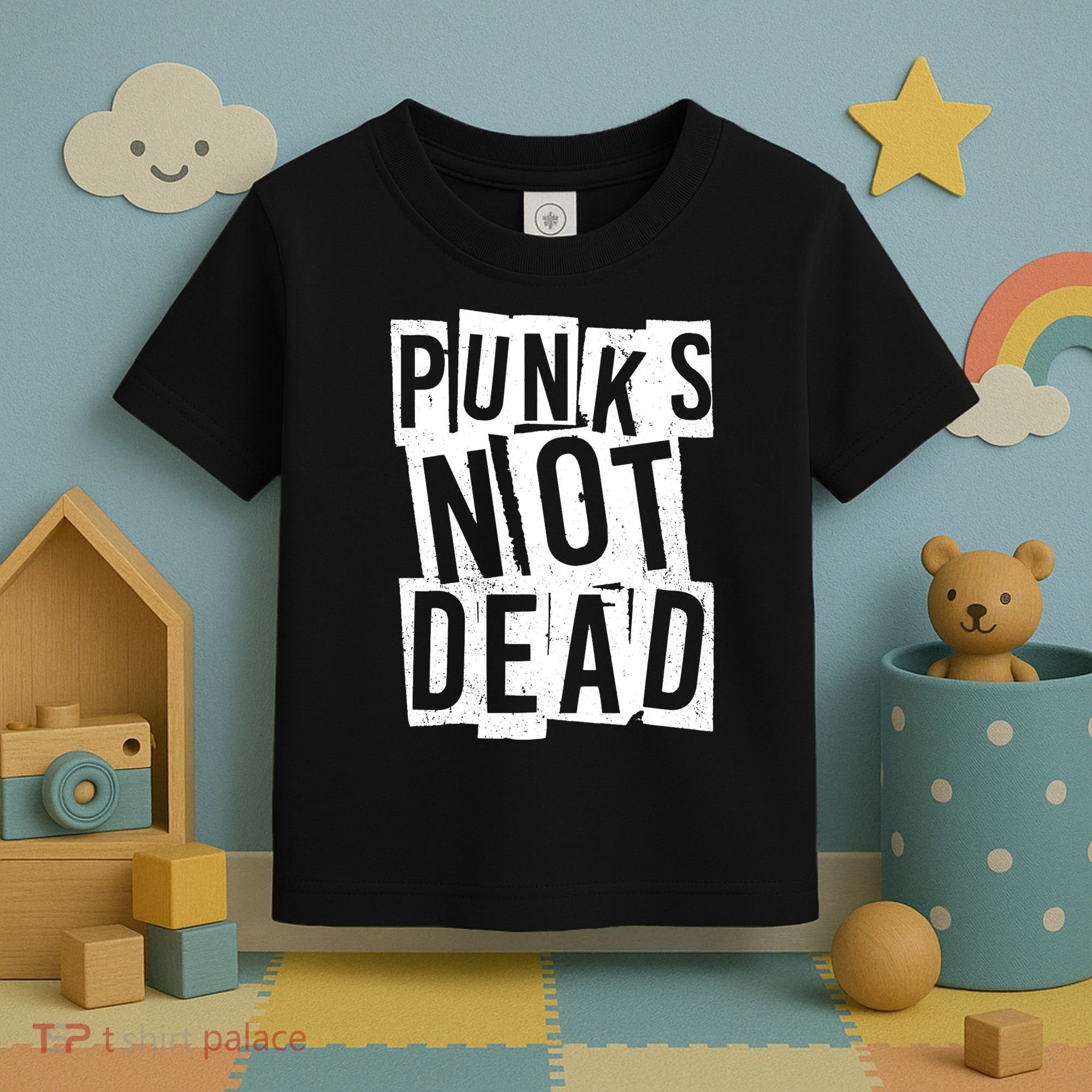 Punks Not Dead Toddler T-Shirt