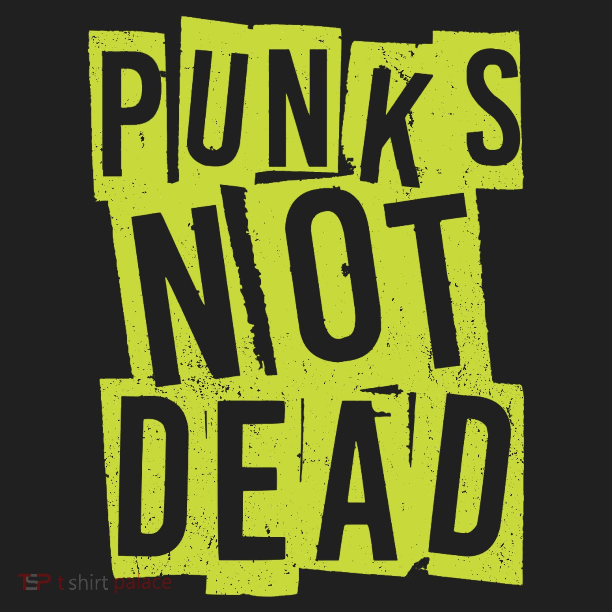 Punks Not Dead Neon Logo Women's Sweatshirt