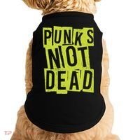 Punks Not Dead Neon Logo Doggie Tank thumb 0