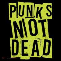 Punks Not Dead Neon Logo Doggie Tank thumb 4