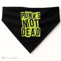 Punks Not Dead Neon Logo USA-Made Doggie Bandana thumb 0