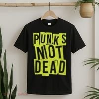 Punks Not Dead Neon Logo T-Shirt thumb 2