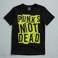 Punks Not Dead Neon Logo T-Shirt thumb 5