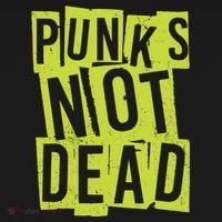 Punks Not Dead Neon Logo T-Shirt thumb 7