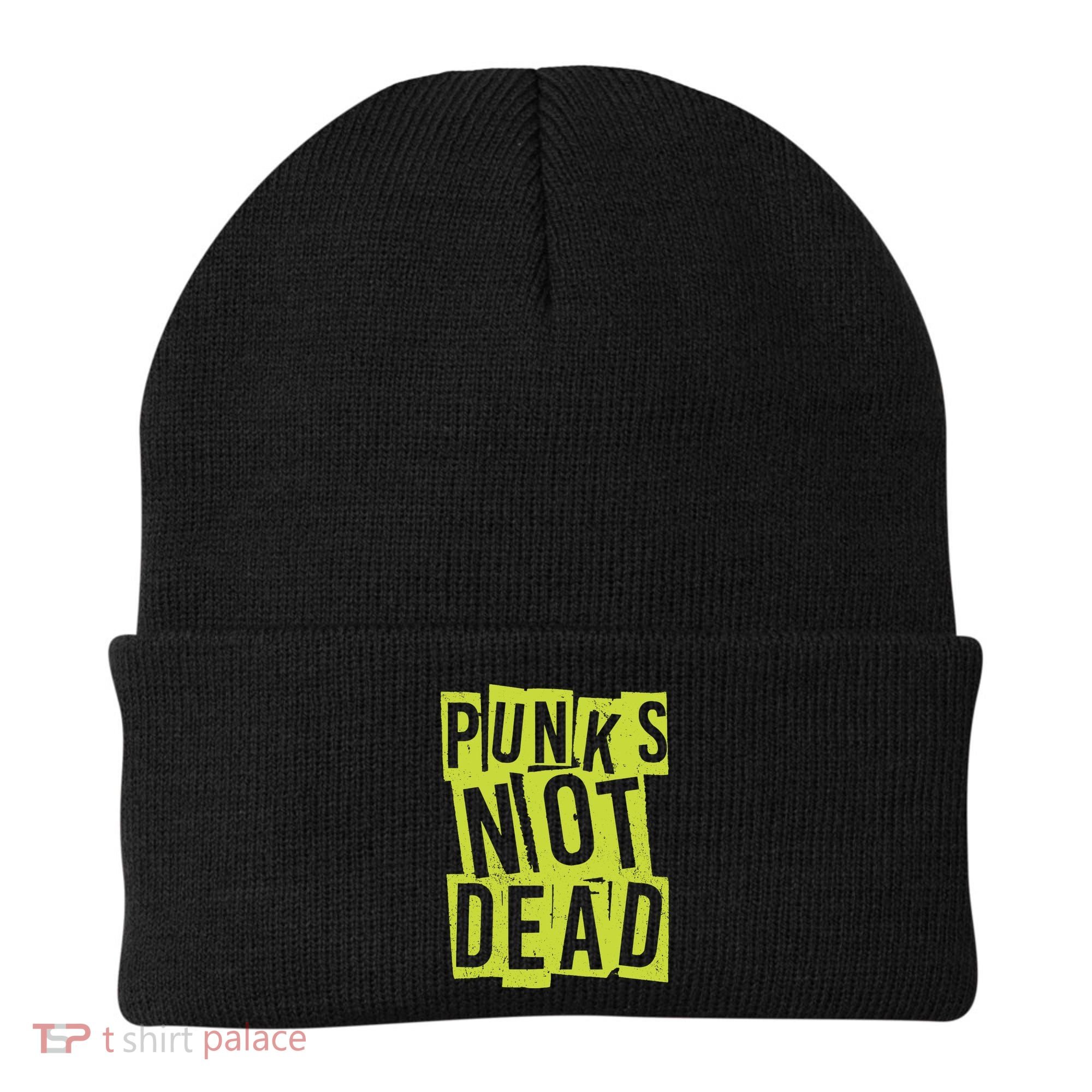 Punks Not Dead Neon Logo Beanie