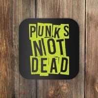 Punks Not Dead Neon Logo Coaster thumb 0
