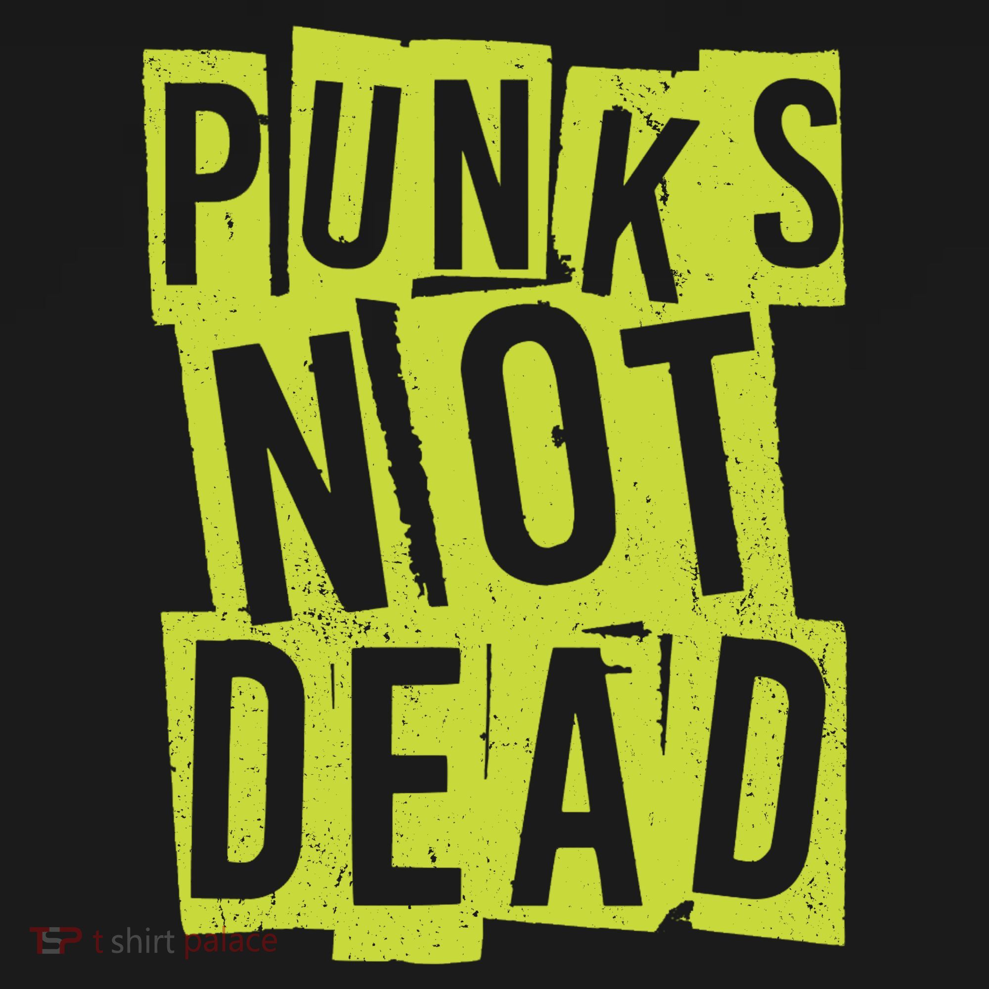 Punks Not Dead Neon Logo Polo