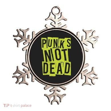 Punks Not Dead Neon Logo Ornament