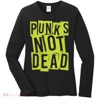 Punks Not Dead Neon Logo Women's Long Sleeve Shirt thumb 0