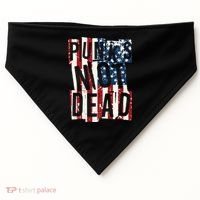 Punks Not Dead USA American Flag USA-Made Doggie Bandana thumb 0