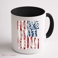 Punks Not Dead USA American Flag Coffee Mug thumb 1