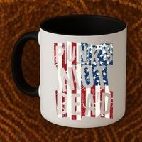 Punks Not Dead USA American Flag Coffee Mug thumb 2