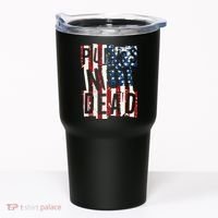 Punks Not Dead USA American Flag Tumbler thumb 0