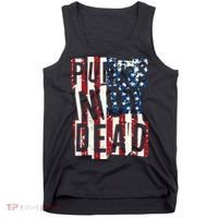 Punks Not Dead USA American Flag Tank Top thumb 0