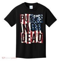 Punks Not Dead USA American Flag Kids T-Shirt thumb 0
