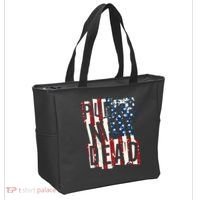 Punks Not Dead USA American Flag Tote Bag thumb 2