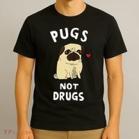 Pugs Not Drugs T-Shirt thumb 3