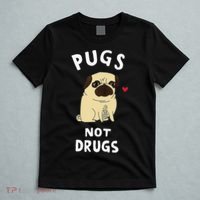 Pugs Not Drugs T-Shirt thumb 5