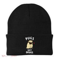 Pugs Not Drugs Beanie thumb 0