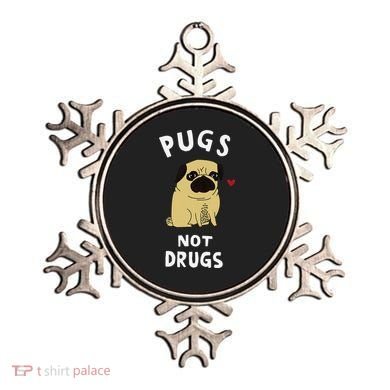 Pugs Not Drugs Funny Present For Dog Lover Pets Ornament
