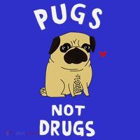Pugs Not Drugs Funny Present For Dog Lover Pets Women's Tank Top thumb 5