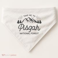 Pisgah National Forest Park North Carolina USA-Made Doggie Bandana thumb 0