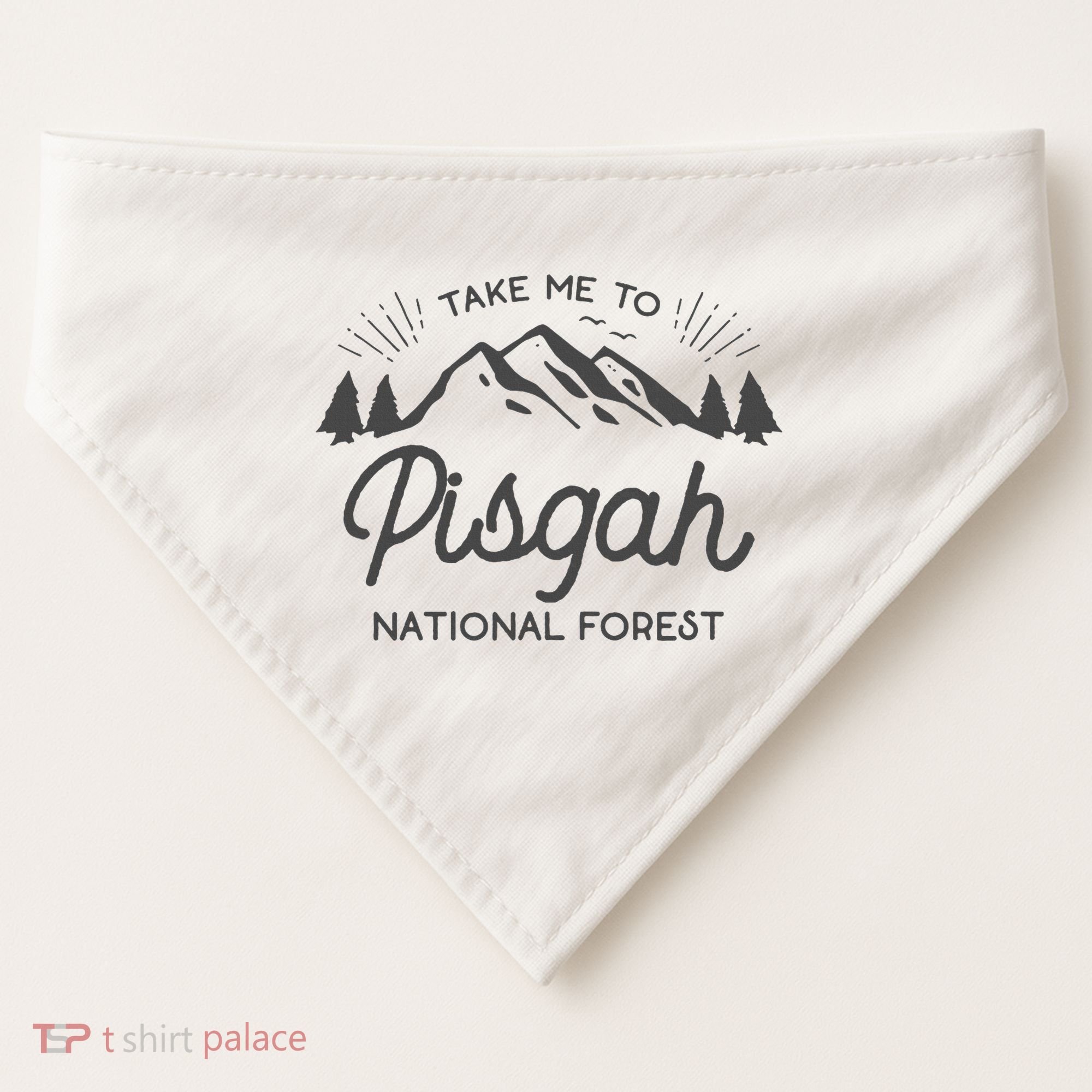 Pisgah National Forest Park North Carolina USA-Made Doggie Bandana