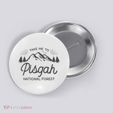 Pisgah National Forest Park North Carolina Button