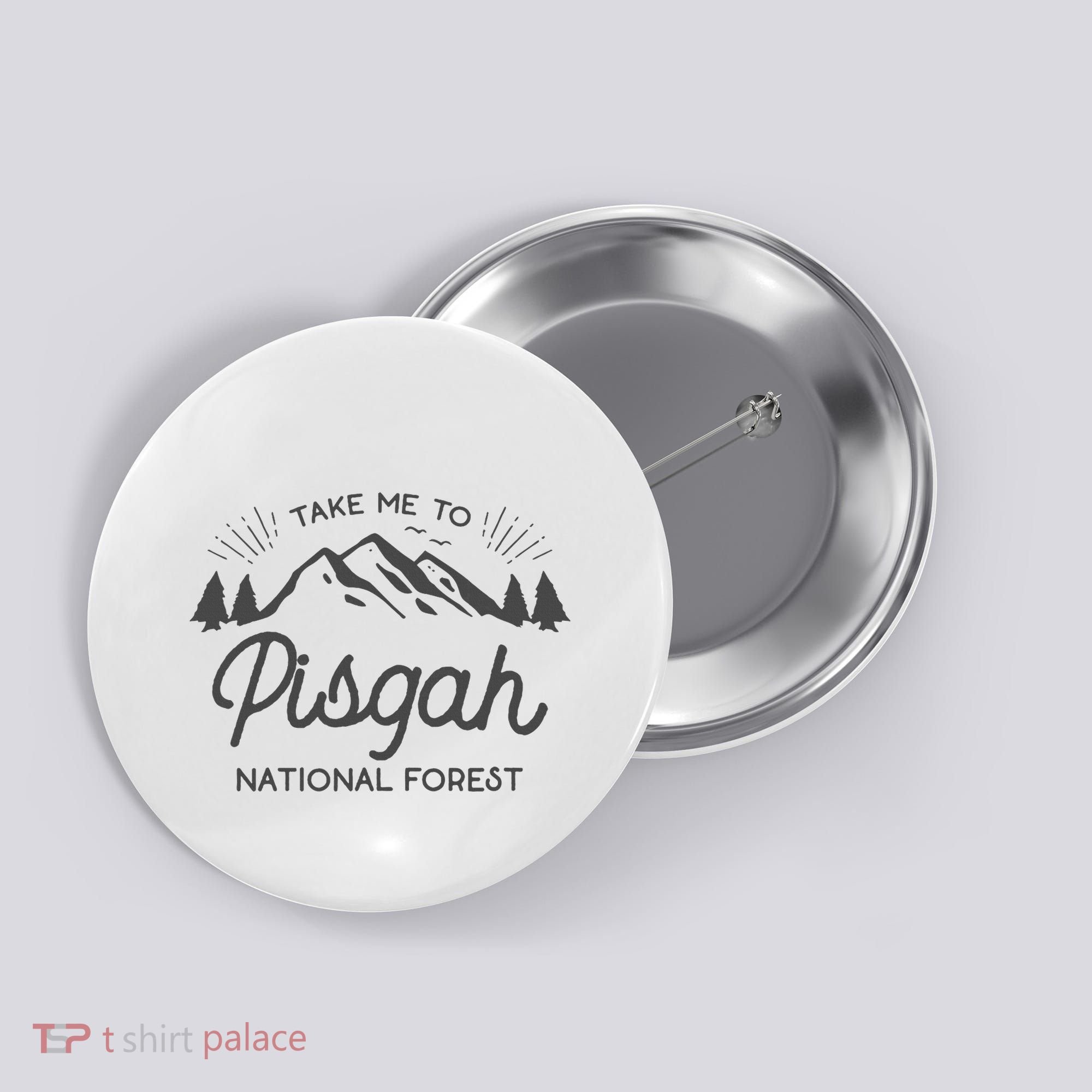 Pisgah National Forest Park North Carolina Button
