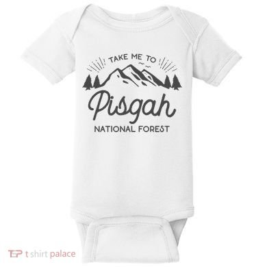 Pisgah National Forest Park North Carolina Baby Bodysuit