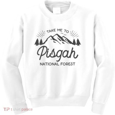 Pisgah National Forest Park North Carolina Kids Sweatshirt