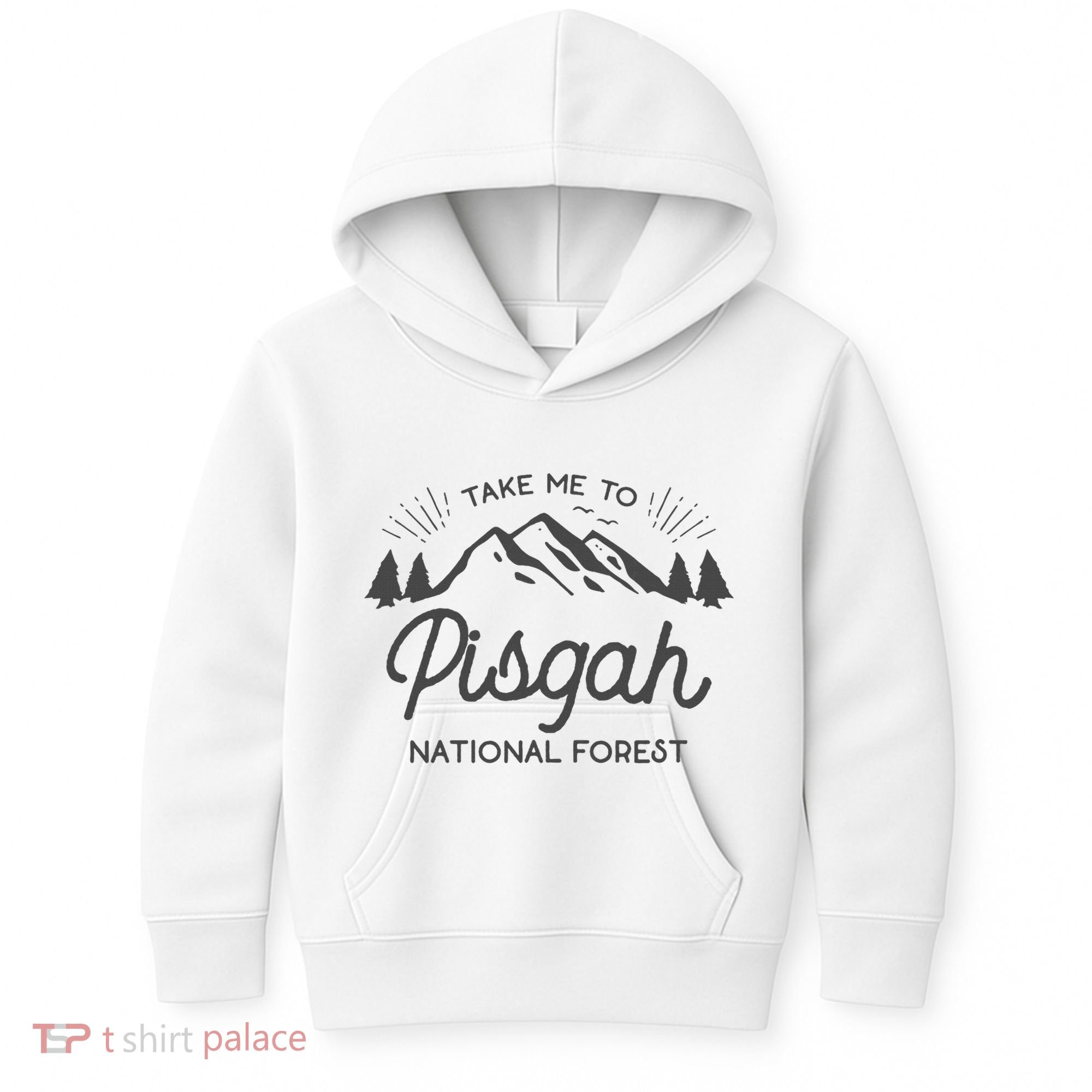 Pisgah National Forest Park North Carolina Kids Hoodie