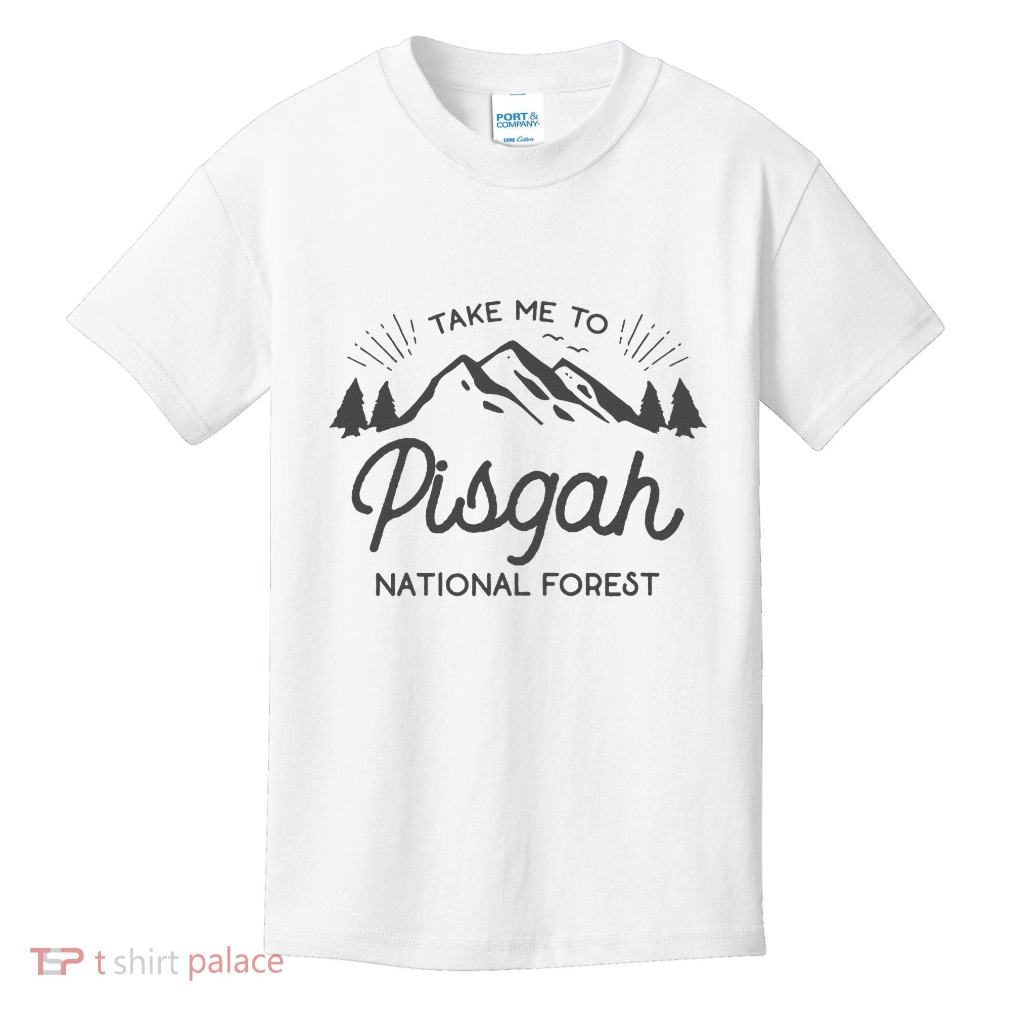 Pisgah National Forest Park North Carolina Kids T-Shirt