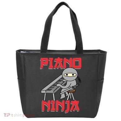 Piano Ninja Funny Keyboard Player Pianist Gift Tote Bag