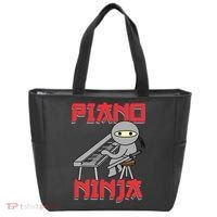 Piano Ninja Funny Keyboard Player Pianist Gift Tote Bag thumb 0
