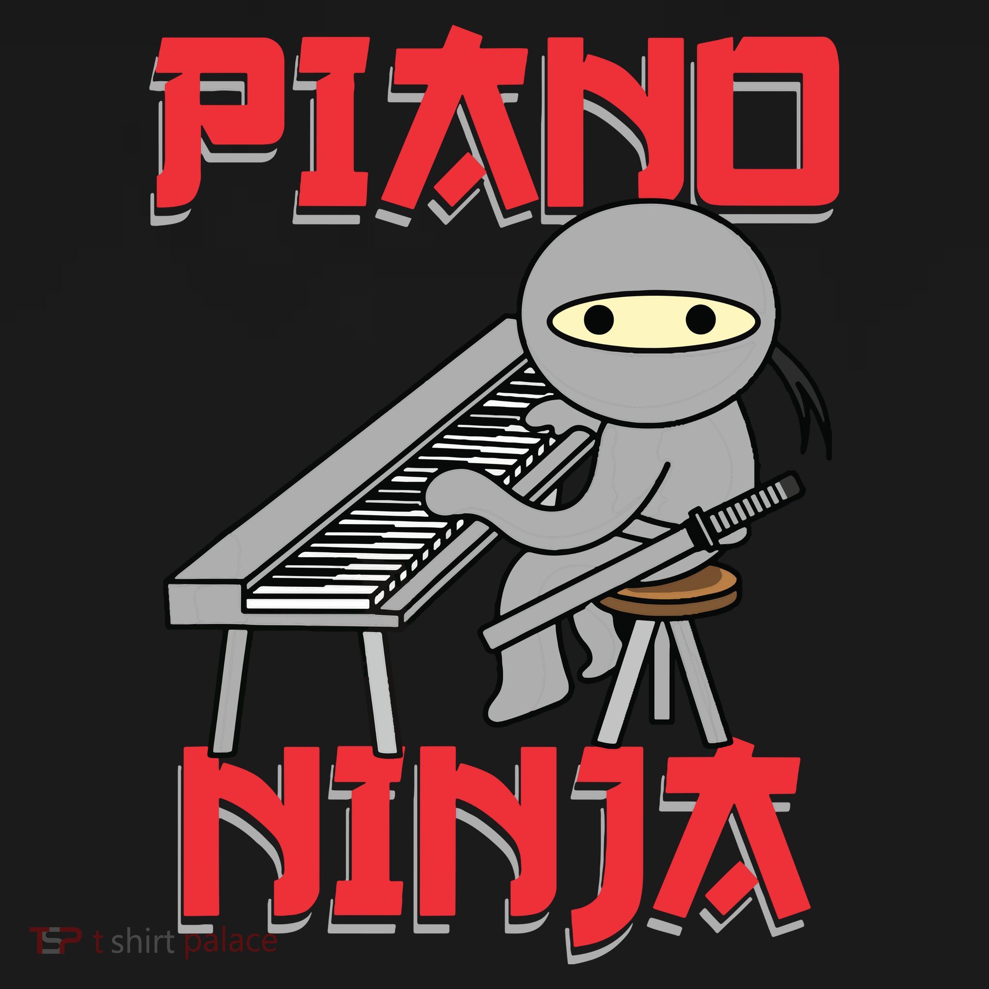 Piano Ninja Funny Keyboard Player Pianist Gift Tote Bag